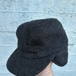 Filson mackinaw wool cap charcoal small